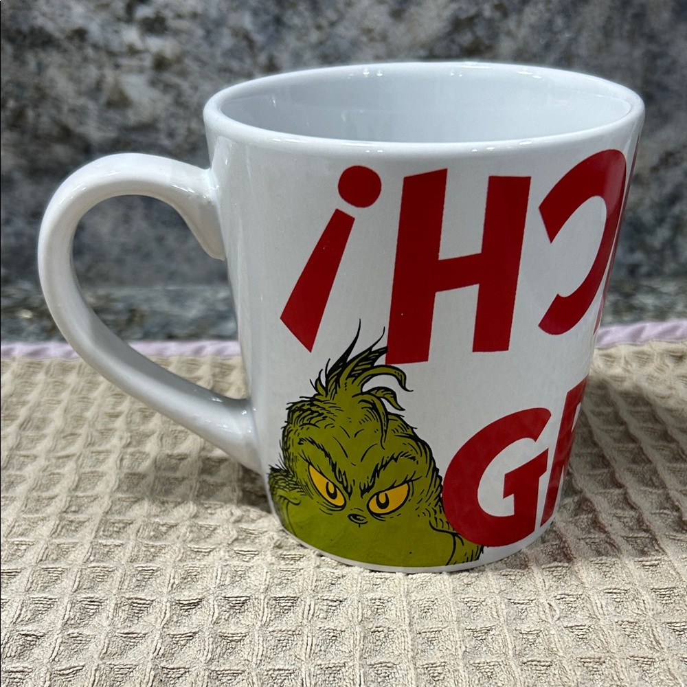 NWT Dr. Seuss The Grinch Ceramic Mug – “GRINCH!” - Picture 4 of 4